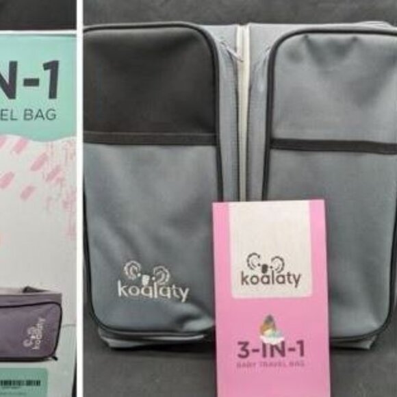 P1454-IOB Koalaty 3-in-1 Diaper Bag, Changing Table, Bassinet - Picture 3 of 7